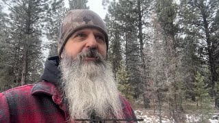 Todays check on the wolf line. #mountainmen #historychannel #wolf #wolves #montanawolftrapper