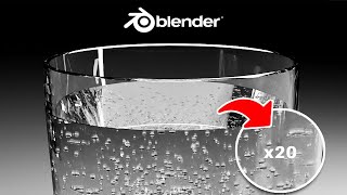 Photo Realistic Air Bubbles In Water - Blender Tutorial Bubbling Effect