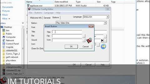 Create An Auto Run CD