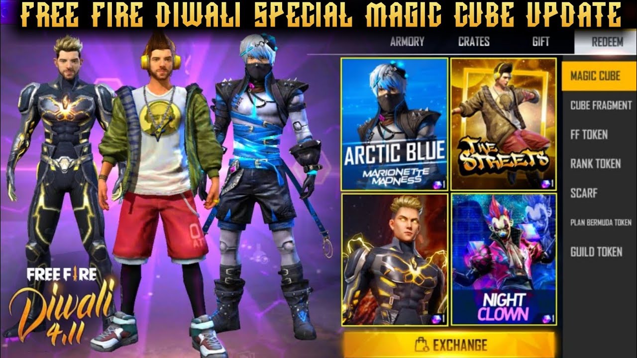 New Magic Cube Bundles In Free Fire || Magic Cube New Bundle 2021 || Diwali Magic Cube Store Update