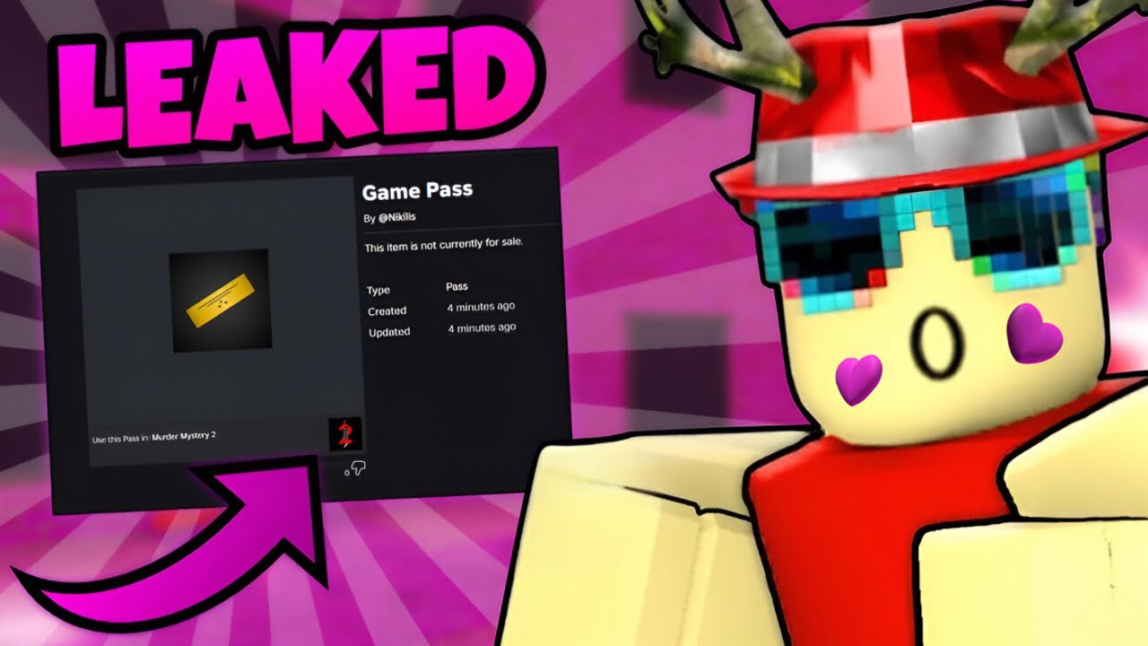 В сеть просочилось обновление MM2 ко Дню святого Валентина... (Murder Mystery 2)