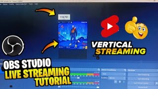FREE FIRE VERTICAL LIVE STREAM SETUP LOW END PC OBS | obs se vertical live stream kese kare screenshot 5