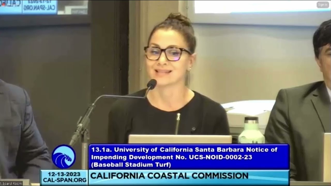 State of California, protecting the environment, denies UCSB’s request to install artificial turf.