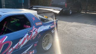 Rx7 Fc Drift Car Gets Big Wing
