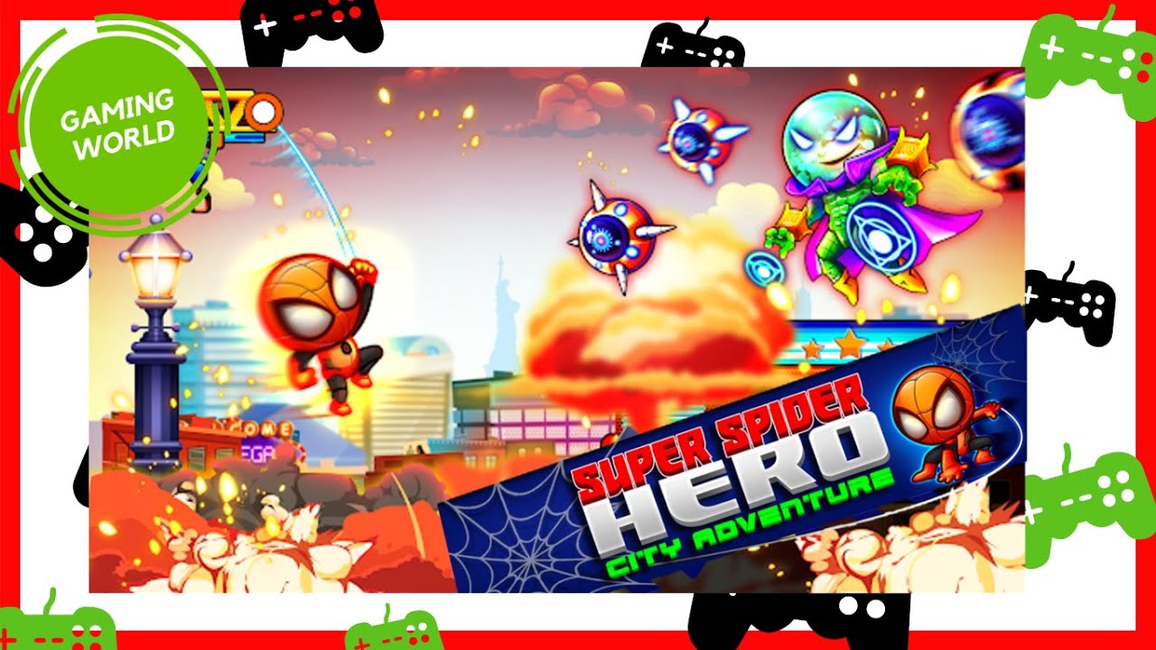 ✨SUPER SPIDER HERO: CITY ADVENTURE✨ Gameplay Walkthrough (iOS Android)