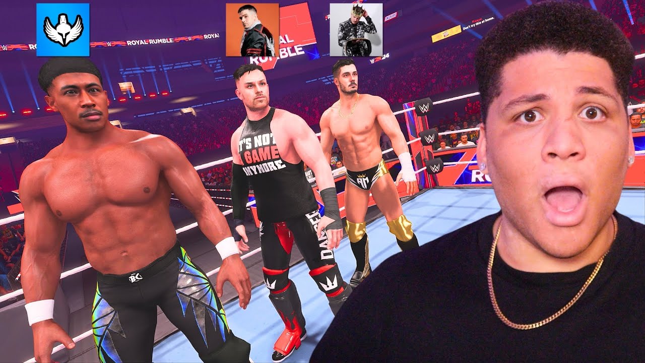 I Put 30 WWE Content Creators in a Royal Rumble! - YouTube