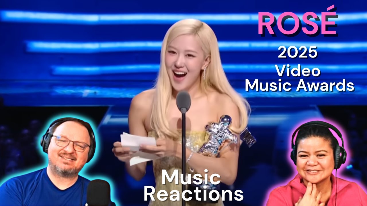 ROSÉ (BLACKPINK) & BRUNO MARS Win Song of the Year | VMA 2025 | Couples Reaction!