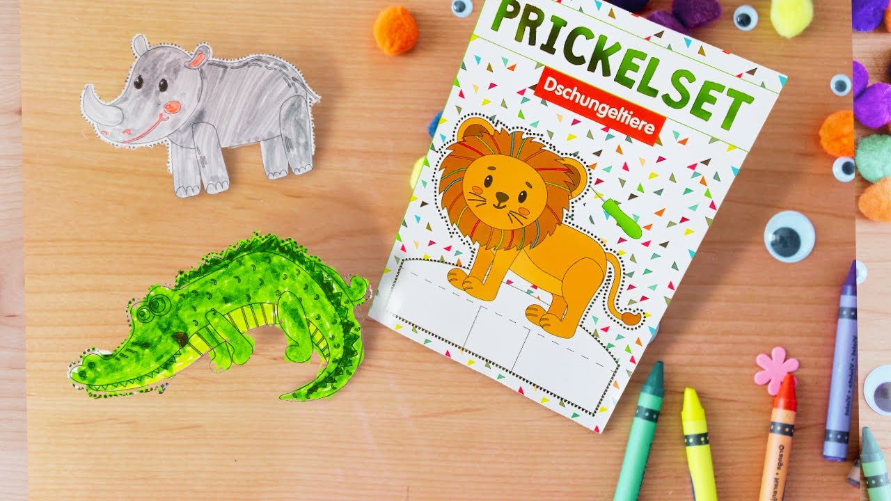 Prickeln Lernen  für Feinmotorik: Einfache Übungen zum Nachmachen