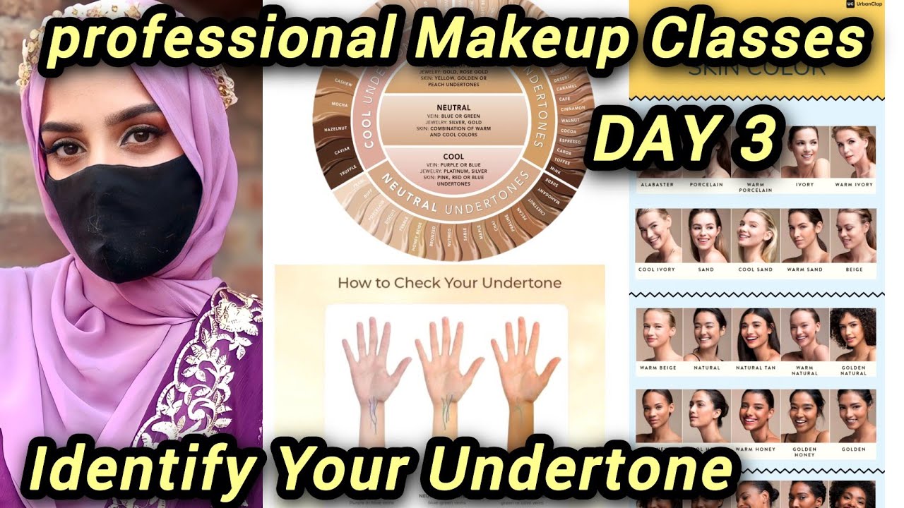 Professional Makeup Classes DAY 3 How To Find Out Skin Tone And Professional makeup classes day 3 how to find out skin tone and
