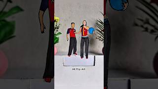 Dai Dai song on cuttings flipbook version 🔥 #art #dance #shorts #daidai #shakira #trending #viral