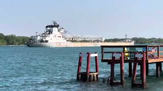 Lower Lakes Towing Freighter Robert S Pierson Sailing Downriver 51524