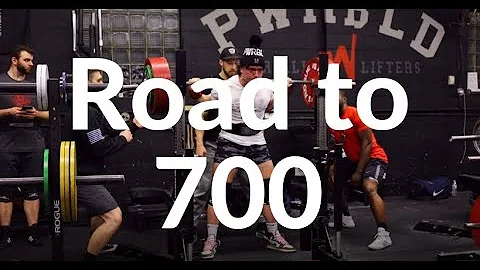 ROAD TO 700 LBS SQUAT | HEAVY DEADLIFTS WITH THOMA...