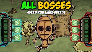 Defeating EVERY Boss as WX-78 (Speedrun)