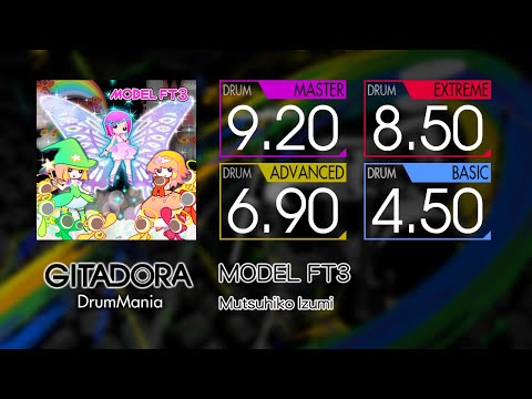 【GITADORA】 MODEL FT3 (MASTER ~ BASIC) Drum