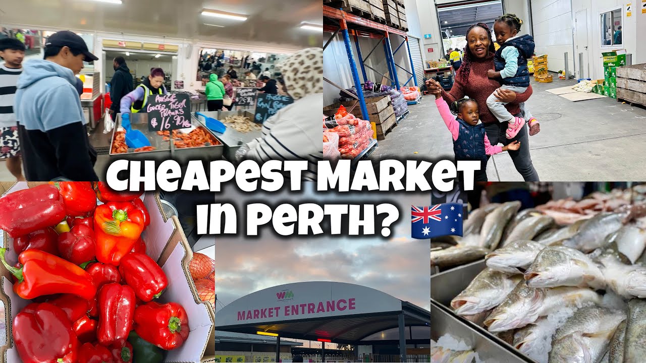 COST OF LIVING IN PERTH WESTERN AUSTRALIA 🇦🇺 (FOOD) FOLLOW ME TO CANNING VALE MARKET PERTH