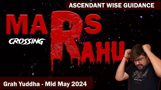 Mars Rahu Grah Yuddha | For All Ascendants | On 18th May 2024 | Analysis by Punneit