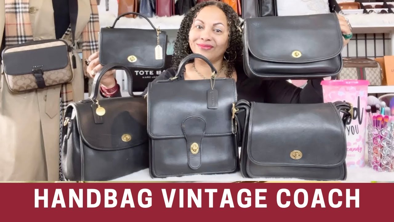 HOW I CLEAN & RESTORE VINTAGE COACH HANDBAG COLLECTION | Rambler ...