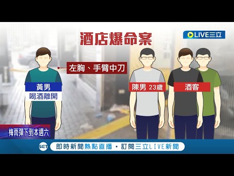 這樣就把人砍死了! 不滿遭言語挑釁 酒店外3個打1個將人圍毆砍殺身亡｜記者 林忠憲 簡翰鳴 凌毓鈞｜【LIVE大現場】20220609｜三立新聞台
