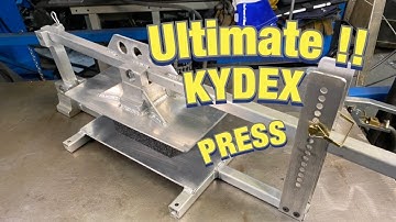 Ultimate Kydex Press!!