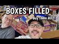Boxes full of vintage treasures buy them all  antique mall shopping  shop with us reselling