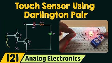 Aanraaksensor met Darlington-paar