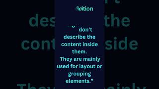 What Are Non-Semantic Tags in HTML