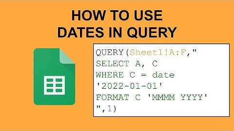 How to query dates in Google Sheets
