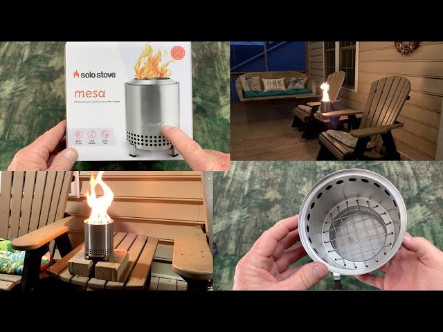 Solo Stove Mesa ~ The Table Top Fire Pit ~ Dual Fuel ~ New! - YouTube