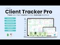 Client Tracker CRM Pro | Google Sheets Tutorial for Small Business