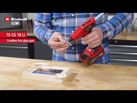 Einhell TE-CG 18 Li - Solo Akumulatorski pištolj za vruć lepak - video 16