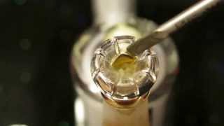 C2 Custom Creations Glass - Daisy Quartz Domeless Nail - WWW.DABFARM.COM - BudderBlocks