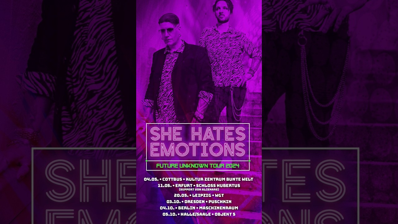 She Hates Emotions Tour 2024- Chris Pohl von Blutengel 