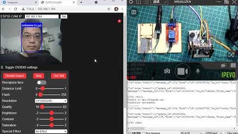 ESP32-CAM Face Recognition Door Lock System (Telegram bot)