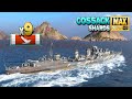 Destroyer Cossack: Outstanding result on map Shards - World of Warships