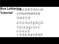 BLOCK LETTERING Numbers (Engineering)