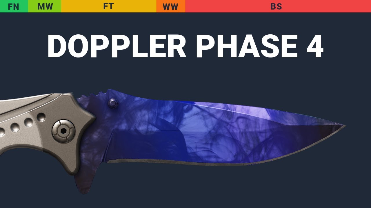 Nomad Knife Doppler Phase 4 - Skin Float And Wear Preview