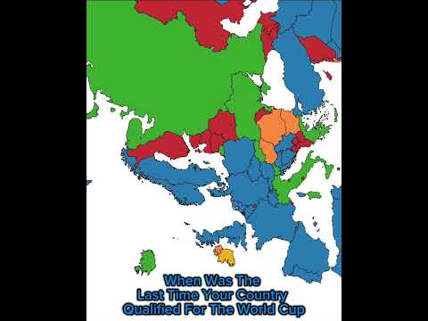 When Was The Last Time Your Country Qualified For The World Cup #worldcup #europe