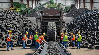 Inside the Modern Car Tire Factory – The Incredible Way They Are Made
