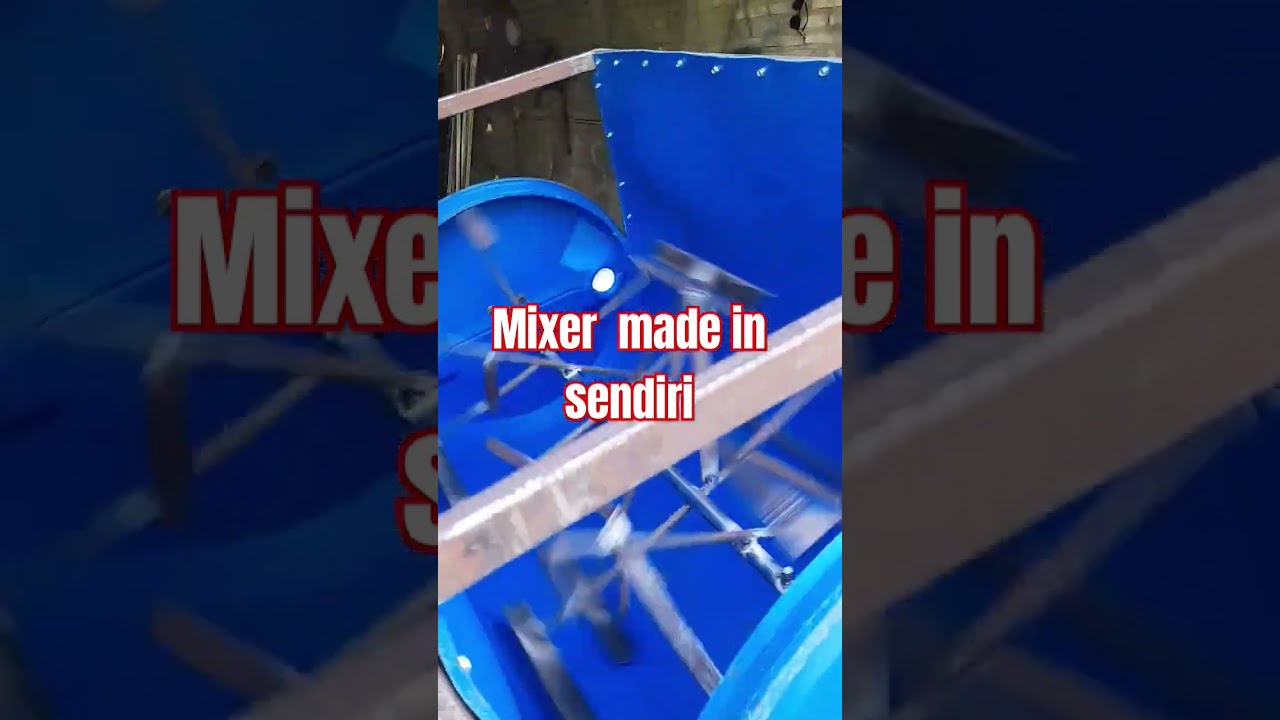 mixer pengaduk. alat campur pakan murah