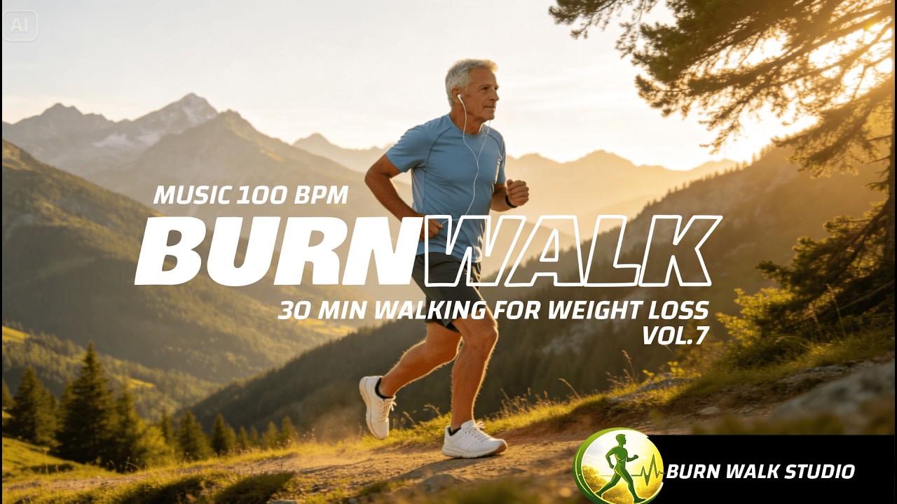 FAT BURNING WALKING MUSIC 110 BPM | 30 MIN WALKING FOR WEIGHT LOSS | VOL 7