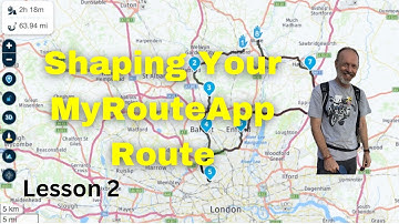 How to Shape Your MyRouteApp Route - The Easy Way.