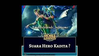 NGERI!!! DENGER SUARA HERO BARU MOBILE LEGEND KADITA (NYI ROROKIDUL)