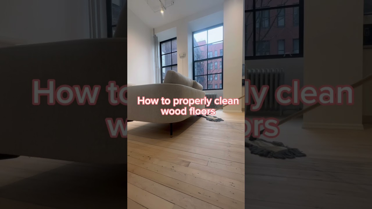 How to clean wood floors ✨ 