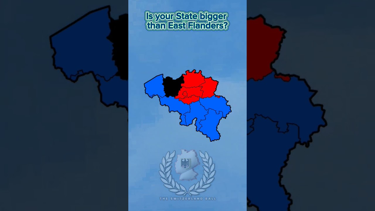 Is your State bigger than East Flanders?