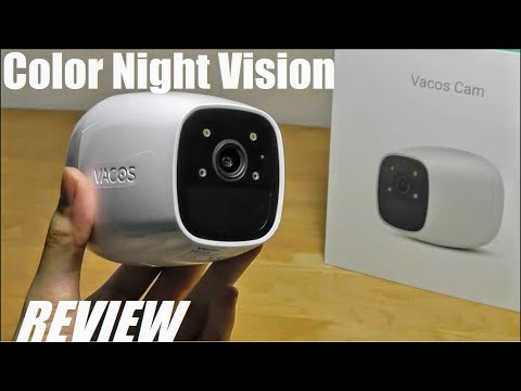 REVIEW: Vacos Cam - Wireless Smart Security Camera w. Color Night Vision!