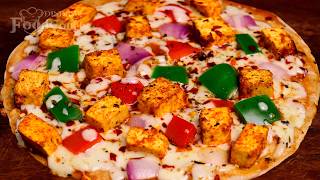 Roti Pizza/ Leftover Chapati Pizza On Tawa/ Pizza