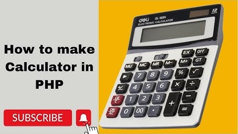 how to create calculator in php | dynamic php calculator | php calculator tutorial