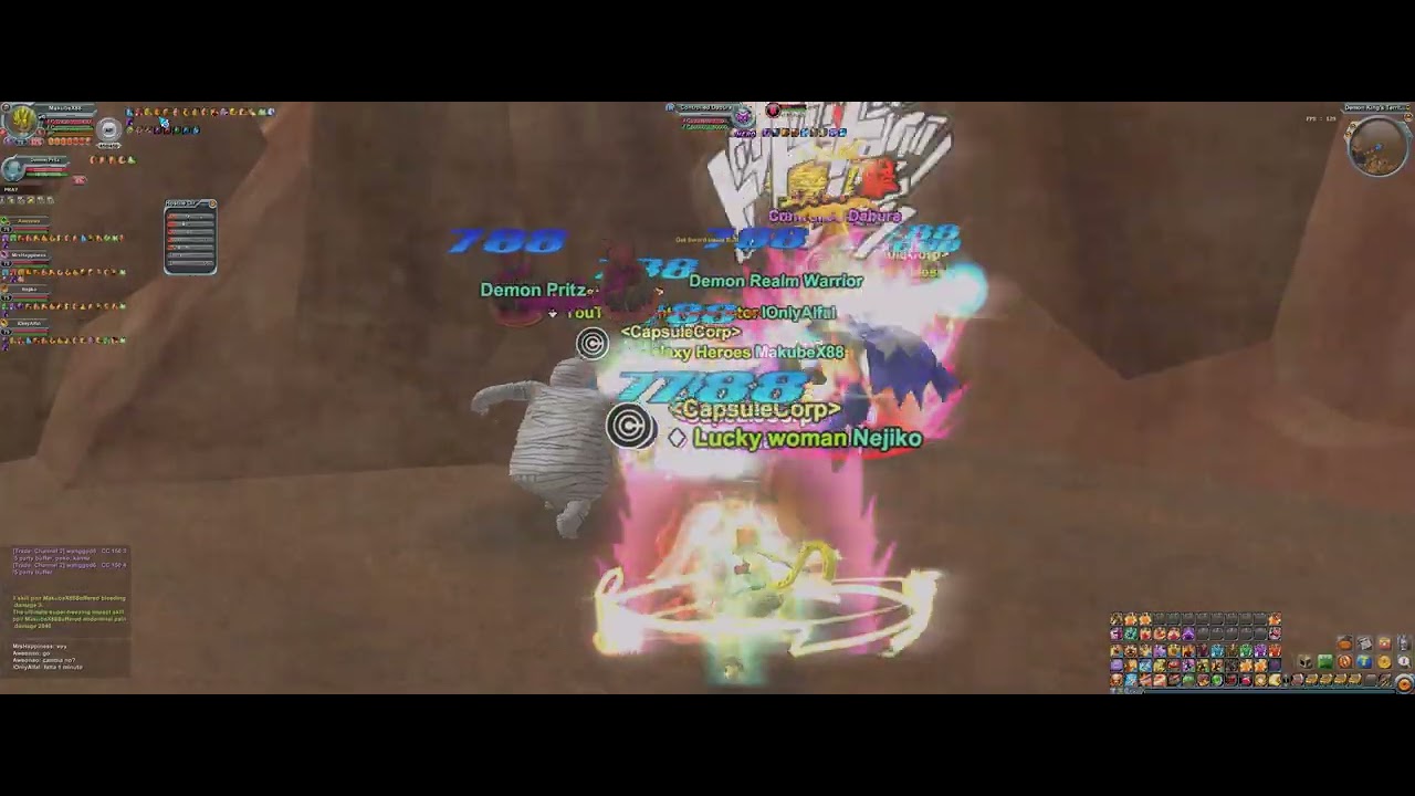 Dabura Dungeon DBO Galaxy CapsuleCorp Guild Mrs.Happiness, Nejiko, OnlyAlpha, Aweonao MakubeX 14,8kk