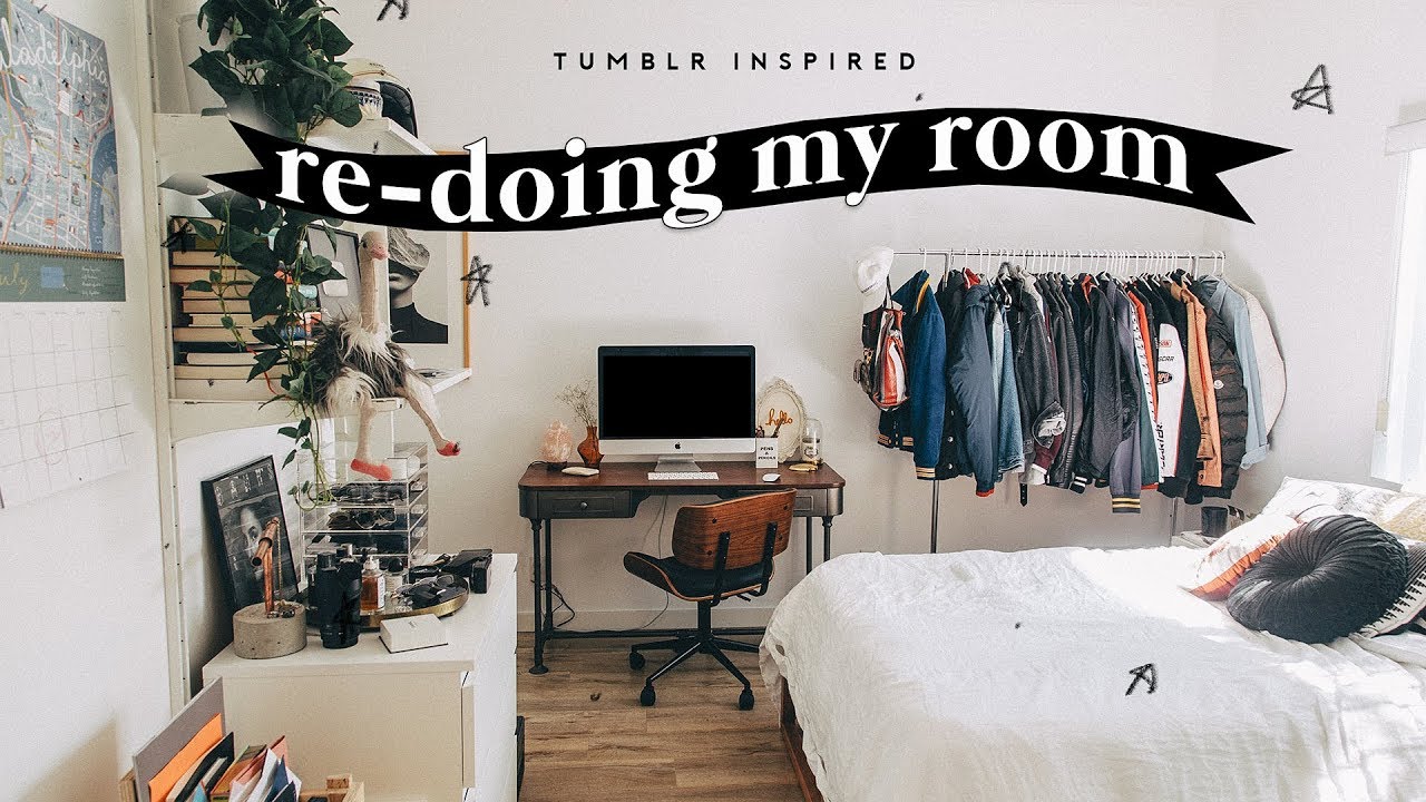 Extreme Bedroom Transformation Tour 18 Tumblr Inspired Decor Lone Fox Youtube