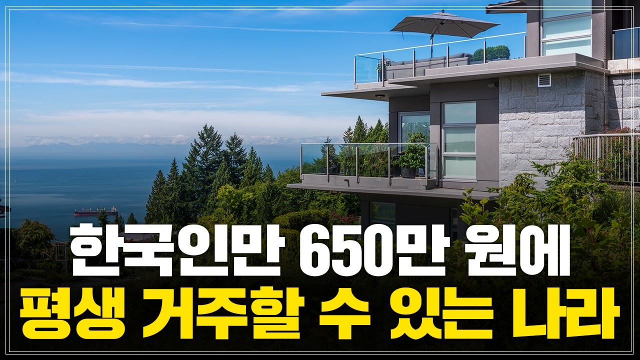 650만 원만 투자하면 평생 거주할 수 있는 국가! 가도 되는 걸까…?